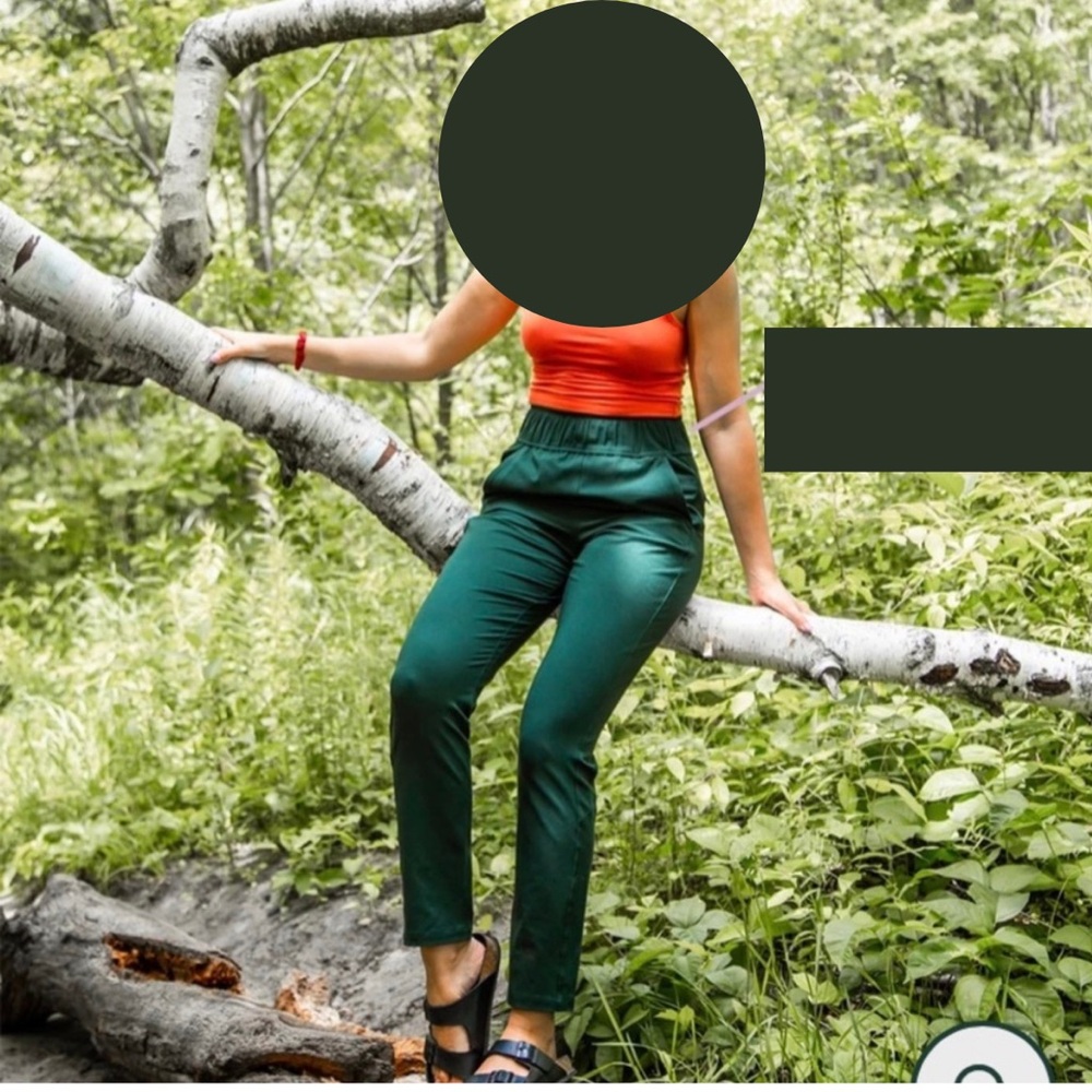 Women’s Dark Teal Elastic Waist Track Joggers - Alder Open Air Pant